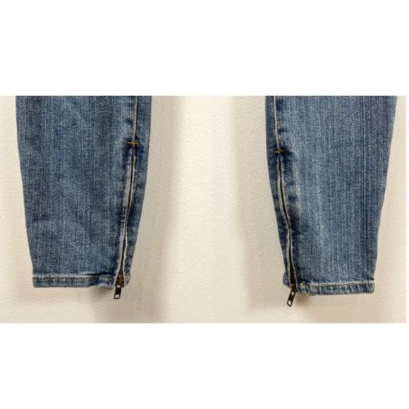 NWT CURRENT ELLIOTT SILVERLAKE ZIP SKINNY JEANS  26 - Picture 4 of 9